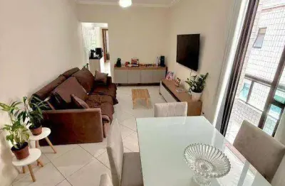 Apartamento com 1 dormitório à venda, 57 m² por r$ 349.000,00 - vila guilhermina - praia grande/sp