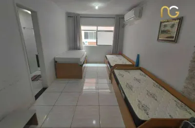 Kitnet MOBILIADA, com 1 dormitório à venda, 33 m² por R$ 190.000 - Aviação - Praia Grande/SP