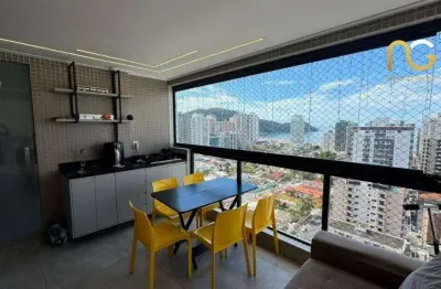 Apartamento com 2 dormitórios à venda, 92 m² por R$ 1.580.000,00 - Canto do Forte - Praia Grande/SP