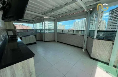 Cobertura com 3 dormitórios à venda, 115 m² por R$ 720.000,00 - Caiçara - Praia Grande/SP