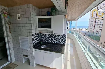 Apartamento com 2 dormitórios à venda, 109 m² por R$ 670.000,00 - Vila Guilhermina - Praia Grande/SP