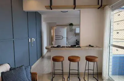 Apartamento com 1 dormitório à venda, 42 m² por R$ 395.000,00 - Aviação - Praia Grande/SP