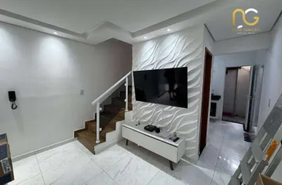 Sobrado com 2 dormitórios à venda, 58 m² por R$ 380.000,00 - Tupi - Praia Grande/SP