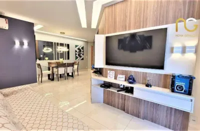 Apartamento com 3 dormitórios à venda, 110 m² por R$ 1.250.000,00 - Canto do Forte - Praia Grande/SP