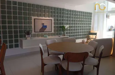 Apartamento Duplex com 3 dormitórios à venda, 129 m² por R$ 1.250.228,50 - Canto do Forte - Praia Grande/SP