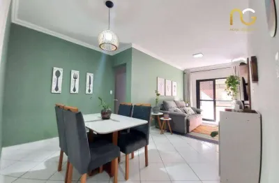 Apartamento com 2 dormitórios à venda, 73 m² por R$ 435.000,00 -  Guilhermina - Praia Grande/SP