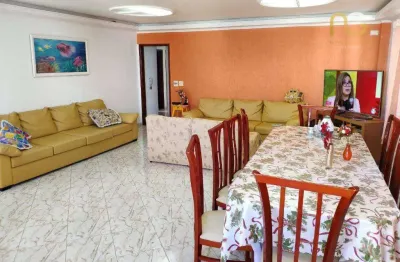 Cobertura com 4 dormitórios à venda, 195 m² por r$ 850.000,00 - tupi - praia grande/sp