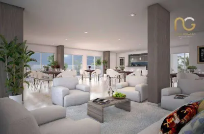 Apartamento com 2 dormitórios à venda, 73 m² por r$ 545.126,12 - balneário pires - praia grande/sp