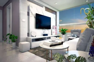 Apartamento à venda, 70 m² por r$ 602.820,00 - vila guilhermina - praia grande/sp