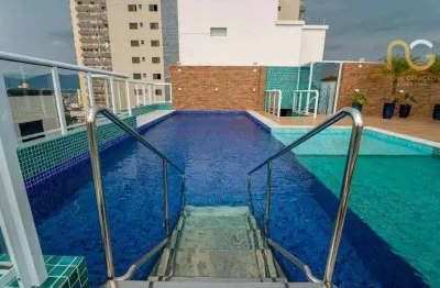 Apartamento com 2 dormitórios à venda, 70 m² por r$ 450.000,00 - vila guilhermina - praia grande/sp