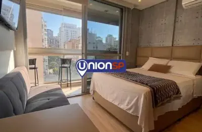 Apartamento com 1 dormitório à venda, 22 m² por r$ 380.000,00 - consolação - são paulo/sp