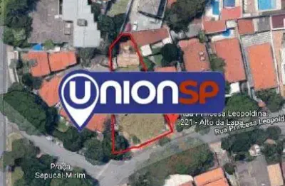 Terreno à venda, 974 m² por r$ 3.090.000 - alto da lapa - são paulo/sp