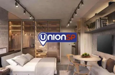 Studio com 1 dormitório à venda, 24 m² por r$ 432.000,00 - campo belo - são paulo/sp