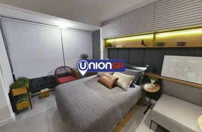 Studio com 1 dormitório à venda, 24 m² por r$ 305.000 - brooklin - são paulo/sp