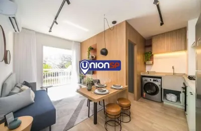 Apartamento nr com 1 dormitório à venda, 28 m² por r$ 299.000,00 - vila romana - são paulo/sp
