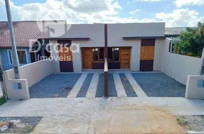 Casas em construção com 2 dormitórios à venda, 50 m² por r$ 249.000 - auxiliadora - gravataí/rs