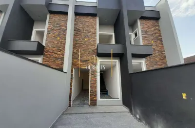 Sobrado geminado no comasa com 76m² sendo 2 suítes e 2 vagas.