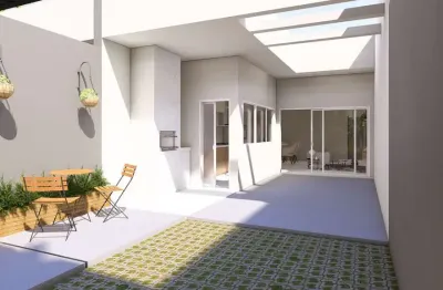 Geminado planta baixa com 5m de abertura e 3 quartos.