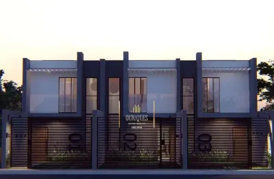 Sobrado geminado no santo antônio  com 88m² possui 2 suítes e 1 vagas.