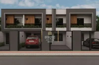 Sobrado geminado no saguaçu com 4m de abertura 76,22m²,  2 suítes e 1 vagas.
