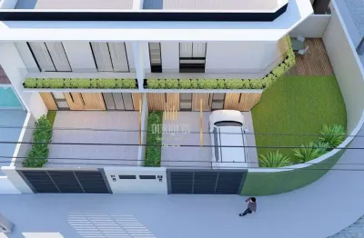 Sobrado geminado sub esquina com 76,87m², com 2 suítes e 2 vagas.