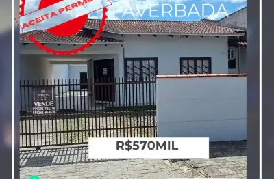 Casa averbada semi mobiliada no guanabara com suite +2quartos .