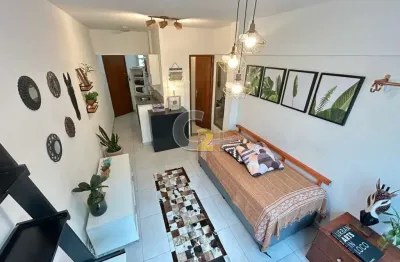 Apartamento studio mobiliado à venda na santa cecília com 1 quarto, sem vaga