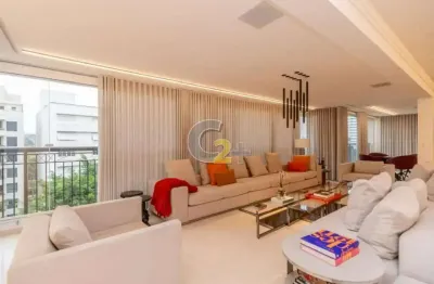 Apartamento à venda no pacacembu com 4 suítes, 6 vagas