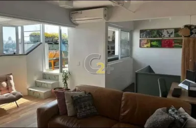 Cobertura à venda em pinheiros com 1 suite e 1 vaga