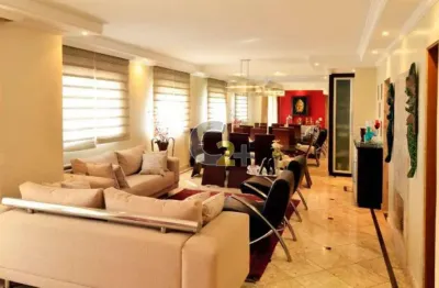 Apartamento á venda na  pompéia com 190m² mobiliado,  3 quartos, 3 suítes, 4 vagas de garagem