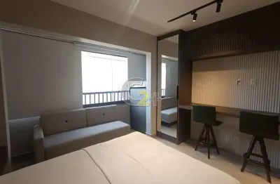 Apartamento studio, mobiliado à venda em pinheiros com 1 quarto, varanda,  sem vaga