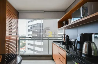 Apartamento studio  á venda em pinheiros com 1 quarto, 1 vaga de garagem.