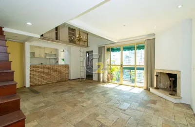 Apartamento duplex à venda em pinheiros com 2 suítes e 2 vagas