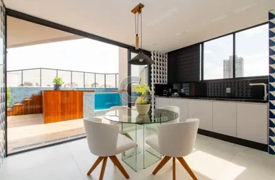 Cobertura duplex à venda em perdizes com 3 suítes, 4 vagas com piscina