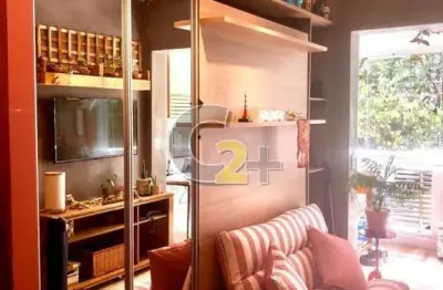 Apartamento studio mobiliado com 1 quarto, sem vaga de garagem