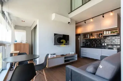 Apartamento duplex á venda em pinheiros, 2 quartos, 1 suíte, 1 vaga  de garagem