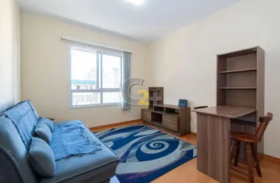 Apartamento studio, venda, higienópolis, 1 quarto, 1 vaga, mobiliado