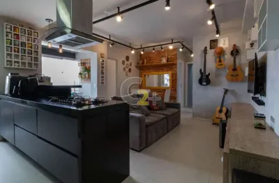 Apartamento mobiliado à venda na água branca com 2 quartos, sendo 1 suíte, 2 vagas