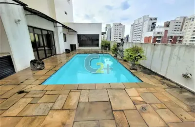 Cobertura em moema   4d 4  suítes 4 vagas, piscina e churrasqueira!