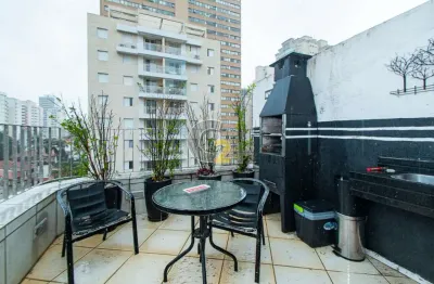 Cobertura duplex á venda em perdizes, 2 quartos, 1 suíte, 2 vagas de garagem.