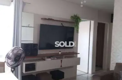 Apartamento com 2 dormitórios à venda, 50 m² por r$ 165.000,00 - chácara sao paulo  - franca/sp