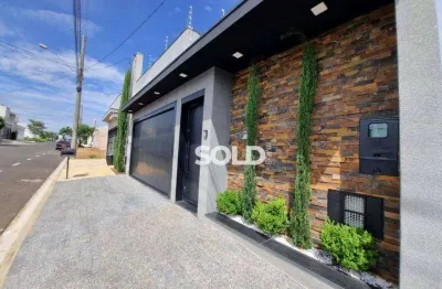 Casa com 3 dormitórios à venda, 143 m² por r$ 780.000 - esplanada primo meneghetti ii - franca/sp