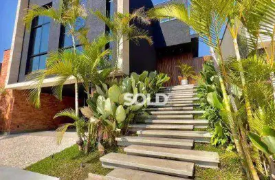 Casa com 3 dormitórios à venda, 232 m² por r$ 3.000.000,00 - parque universitário - condomínio villa piemonte - franca/sp