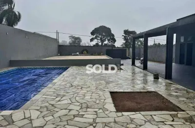 Chácara a 4,5km de franca, com 3 dormitórios sendo 1 suíte, 850m² de terreno,  à venda por r$ 750.000,00 - jardim palestina - franca/sp