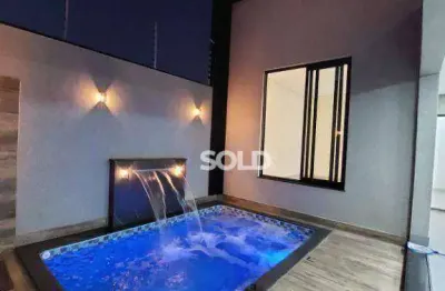 Casa com 3 dormitórios sendo 1 suíte com closet, piscina, 160m² de área construída, à venda por r$ 880.000,00 - jardim natal i - franca/sp