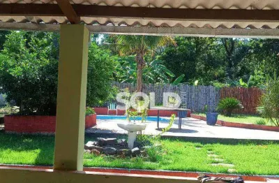 Chácara com 2 dormitórios à venda, 1400 m² por r$ 360.000 - serra azul/sp