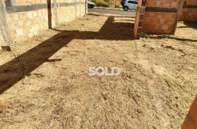 Térreno em construção com projeto de 3 dormitórios à venda, 157 m² por r$ 210.000 - jardim natal - franca/sp