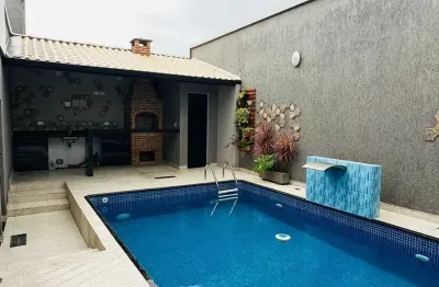 Casa em condomínio fechado com 2 quartos à venda no Balneário Maracanã, Praia Grande 