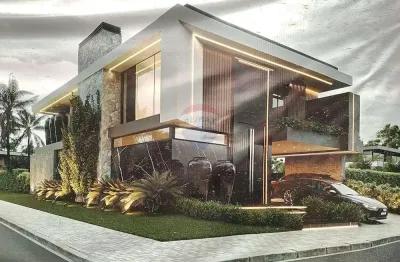 'casa magnifica com 5 suítes  à  venda no villagio  firenze: luxo e conforto'