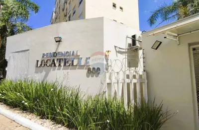 Locação: apartamento 2 dormitórios - suíte, residencial locatelli em cachoeirinha, rs.